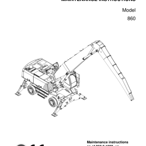 Sennebogen 860.0.1006 Operators, Maintenance and Parts Manual - Image 4