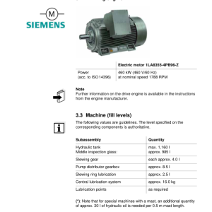 Sennebogen 880.7.123 Operators, Maintenance and Parts Manual - Image 4