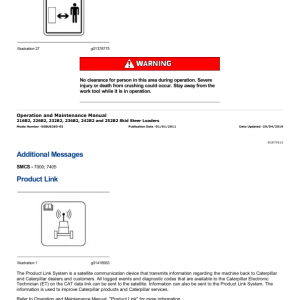 Caterpillar CAT 252B Skidsteer Loader Service Repair Manual (SCP04600 and up) - Image 5