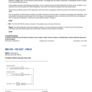 Caterpillar CAT 272D3 XE Skid Steer Loader Service Repair Manual (GJ200001 and up) - Image 5