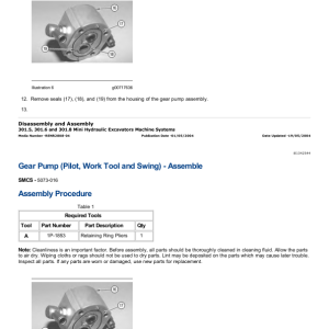 Caterpillar CAT 301.5, 301.6, 301.8 Mini Hydraulic Excavator Service Repair Manual (BDH00001 and up) - Image 4