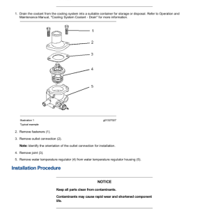 Caterpillar CAT 301.7CR Mini Hydraulic Excavator Service Repair Manual (JH700001 and up) - Image 4