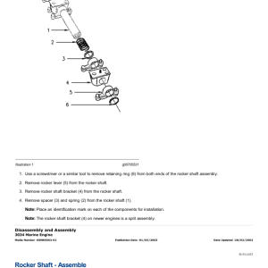 Caterpillar CAT 3034 Marine Engine Service Repair Manual (CPP00001 and up) - Image 3