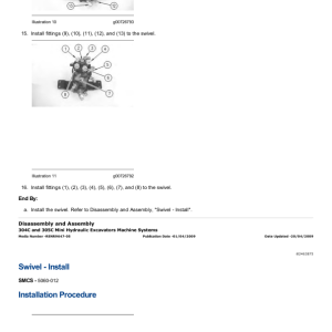 Caterpillar CAT 304C CR Mini Hydraulic Excavator Service Repair Manual (FPK00001 and up) - Image 4