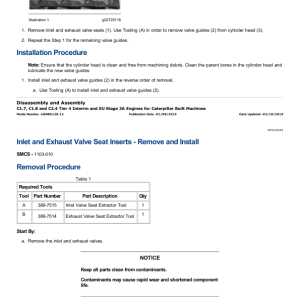 Caterpillar CAT 304E Mini Hydraulic Excavator Service Repair Manual (TSR00001 and up) - Image 5