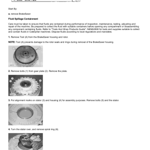 Caterpillar CAT 305E2CR Mini Hydraulic Excavator Service Repair Manual (PYR00001 and up) - Image 4