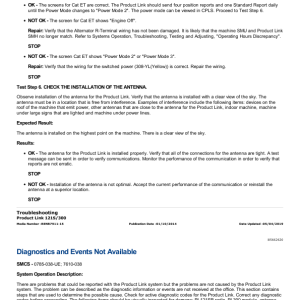 Caterpillar CAT 312 Excavator Service Repair Manual (6BL00001 and up) - Image 3