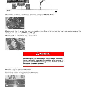 Caterpillar CAT 312 Excavator Service Repair Manual (6BL00001 and up) - Image 4