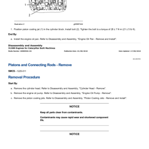 Caterpillar CAT 3126B Engine Machine Service Repair Manual (5GG00001 and up) - Image 3