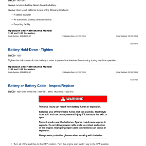 Caterpillar CAT 312F Excavator Service Repair Manual (KMK00001 and up) - Image 4