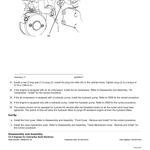 Caterpillar CAT 313F, 313F L Excavator Service Repair Manual (PRG00001 and up) - Image 2