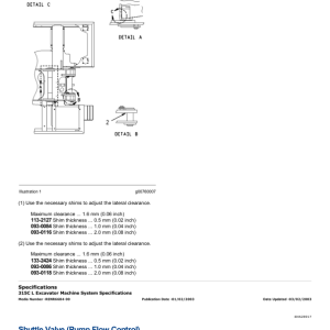 Caterpillar CAT 315C, 315C L Excavator Service Repair Manual (ANF00001 and up) - Image 3