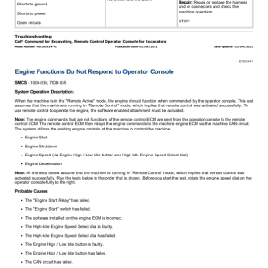 Caterpillar CAT 320 Excavator Service Repair Manual (HEX00001 and up) - Image 5