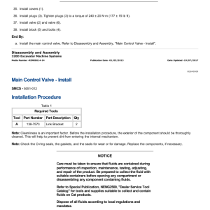 Caterpillar CAT 320D Excavator Service Repair Manual (JPD00001 and up) - Image 2