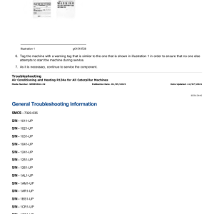 Caterpillar CAT 320D Log Loader Service Repair Manual (GKS00001 and up) - Image 3