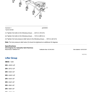 Caterpillar CAT 320E L Excavator Service Repair Manual (WBK00001 and up) - Image 3