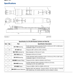 Caterpillar CAT 320E L Excavator Service Repair Manual (WBK00001 and up) - Image 5