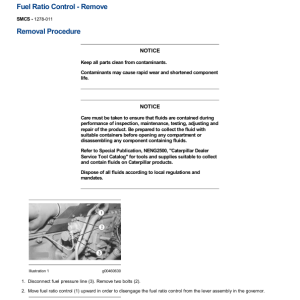 Caterpillar CAT 3306C Truck Engine Service Repair Manual (9TL00001 and up) - Image 3