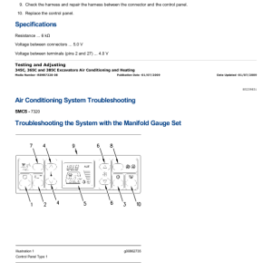 Caterpillar CAT 345C, 345C L Excavator Service Repair Manual (SPC00001 and up) - Image 4