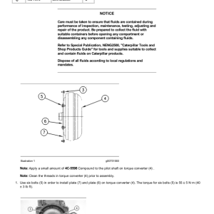 Caterpillar CAT 420D Backhoe Loader Service Repair Manual (BMC00611 and up) - Image 2