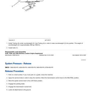 Caterpillar CAT 420E Backhoe Loader Service Repair Manual (PHC00001 and up) - Image 3