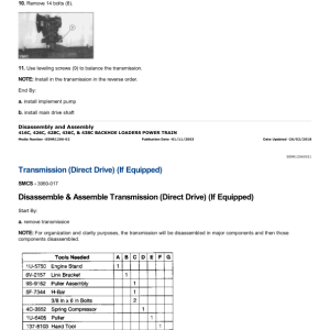 Caterpillar CAT 426C Backhoe Loader Service Repair Manual (1YR01517 till 02191) - Image 5