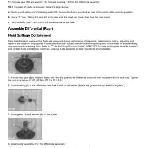 Caterpillar CAT 426C Backhoe Loader Service Repair Manual (7WN00939 till 01099) - Image 4