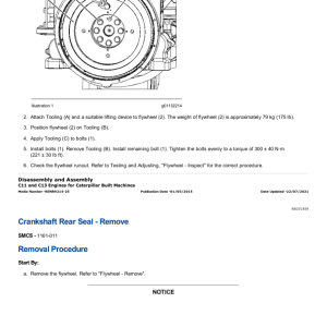 Caterpillar CAT 980F Wheel Loader Service Repair Manual (8CJ00001 and up) - Image 5