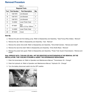 Caterpillar CAT 980H Wheel Loader Service Repair Manual (JMS00001 and up) - Image 5