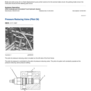 Caterpillar CAT AD63 Underground Articulated Truck Service Repair Manual (TNW00001 and up) - Image 3