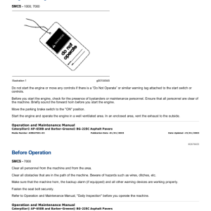 Caterpillar CAT AP-650B Asphalt Paver Service Repair Manual (9DN00001 and up) - Image 5