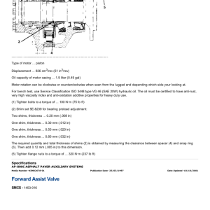 Caterpillar CAT AP-800C Asphalt Paver Service Repair Manual (1PM00001 and up) - Image 2