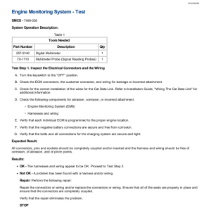 Caterpillar CAT C12 Marine Engine Service Repair Manual (C1Z00001 and up) - Image 3