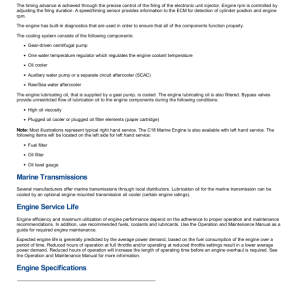 Caterpillar CAT C18 Marine Engine Service Repair Manual (CKH00001 and up) - Image 4