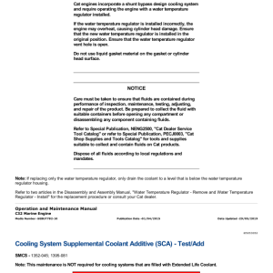 Caterpillar CAT C32 Marine Engine Service Repair Manual (RNY00001 and up) - Image 5