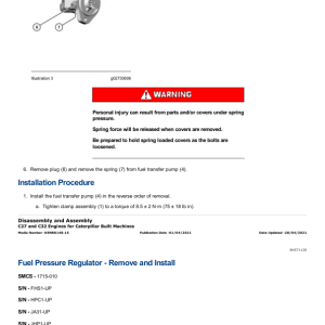 Caterpillar CAT D11T Track Type Tractor Service Repair Manual (JEL00001 and up) - Image 4