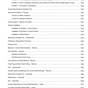 Caterpillar CAT D6H XR Track-Type Tractor Service Repair Manual (6CK00001 and up) - Image 3