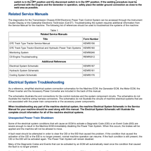 Caterpillar CAT D7E Track Type Tractor Service Repair Manual (MDB00001 and up) - Image 4