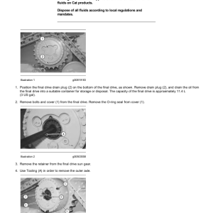 Caterpillar CAT D7R II Track-Type Tractor Service Repair Manual (AEC00001 and up) - Image 5