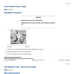 Caterpillar CAT E300B Excavator Service Repair Manual (1WJ00001 and up) - Image 3