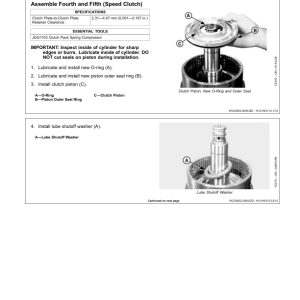 John Deere C Series II Motor Graders Repair Technical Manual - (TM1915) - Image 3