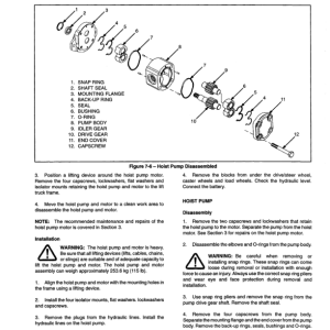 Yale NDR030AC, NDR030BC, NS040AD, NR045BC Forklift A815 Service Repair Manual - Image 3