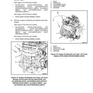 Yale GC040VX, GLC040VX, GC050VX, GLC050VX, GC060VX, GLC060VX Forklift A390 Service Repair Manual - Image 4