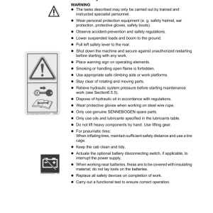 Sennebogen 821.0.983 Operators, Maintenance and Parts Manual - Image 5