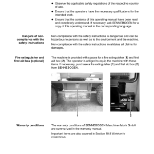 Sennebogen 825.0.1061 Operators, Maintenance and Parts Manual - Image 3