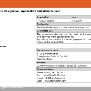 Hyundai HR120C-9 (Canopy) Road Rollers Service Repair Manual - Image 5