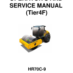 Hyundai HR70C-9 (Tier 4F) Road Rollers Service Repair Manual - Image 1