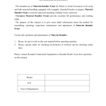 Hyundai HW250MH Wheel Excavator Service Repair Manual - Image 4