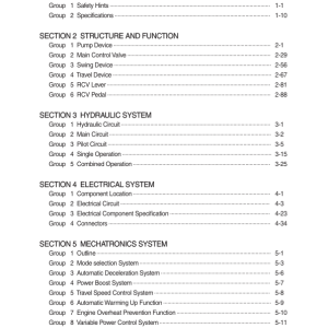 Hyundai HX235 LCR Crawler Excavator Service Repair Manual - Image 1