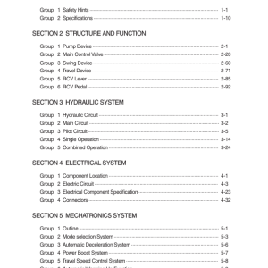 Hyundai HX300 L Crawler Excavator Service Repair Manual - Image 1